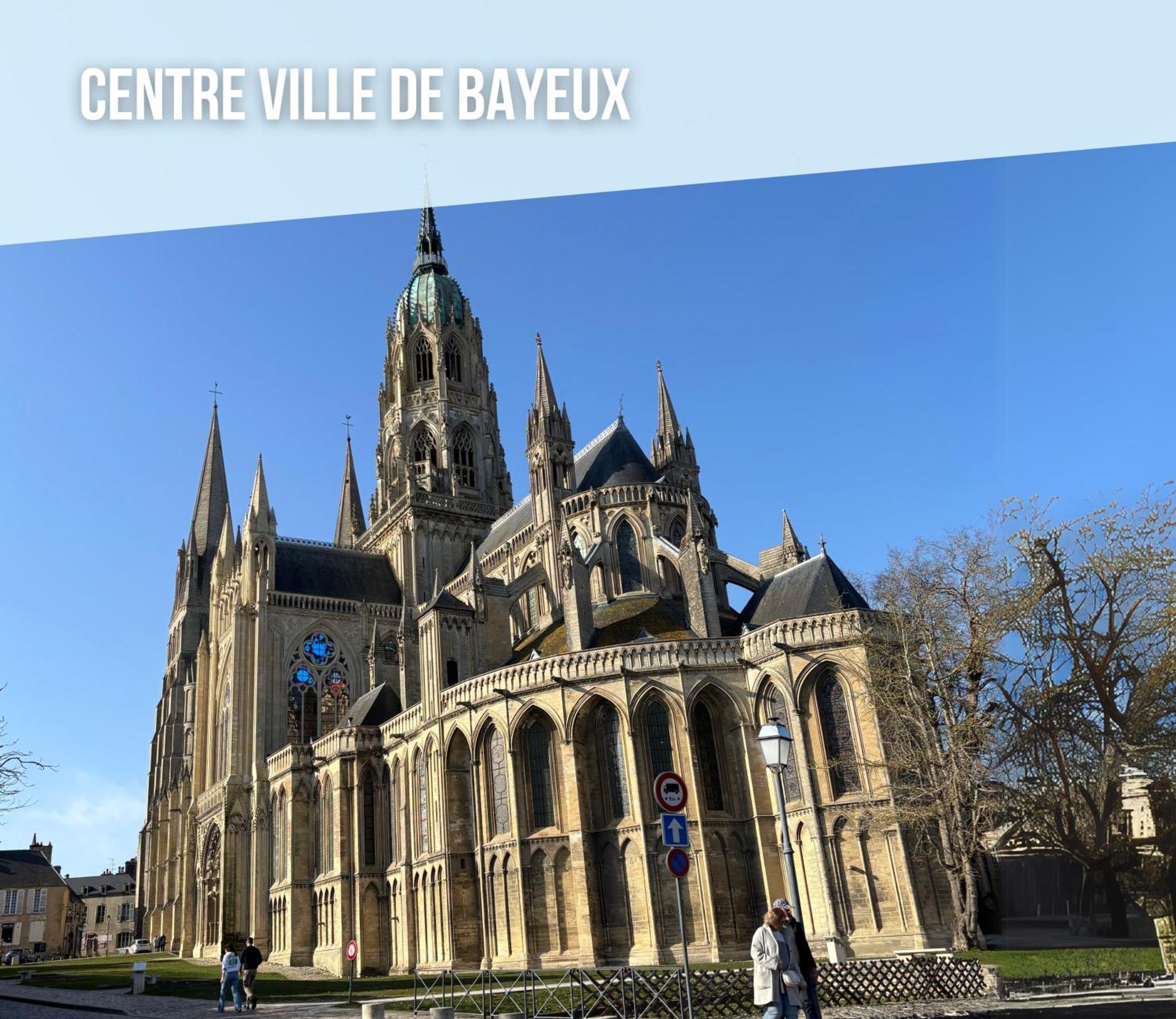 Maison très beau jardin 10 mn a pied centre ville Bayeux proche plages du débarquement Exterior foto